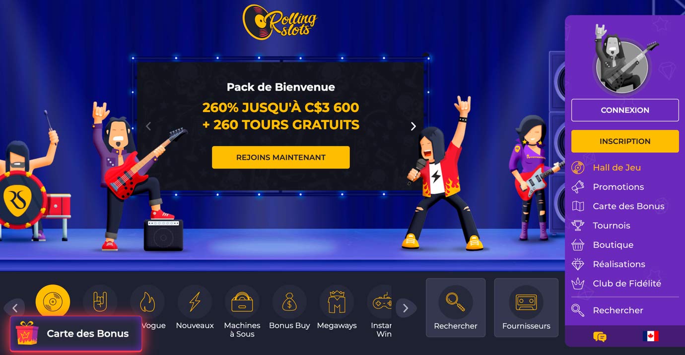 Capture d'écran de Rolling Slots