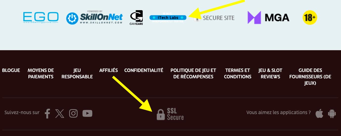 symbole de sécurité SSL